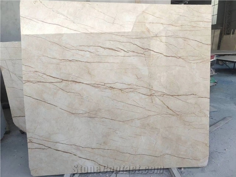 New Sofitel Golden Spider Beige Marble Bookmatch