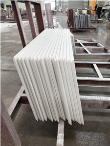 Pure White Nanoglass Artificial Bathroom Vanity Top