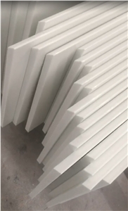 Pure White Nanoglass Artificial Bathroom Vanity Top