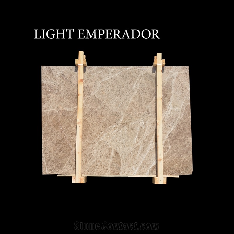 Light Emperador Brown Turkish Marble Slabs &Tile