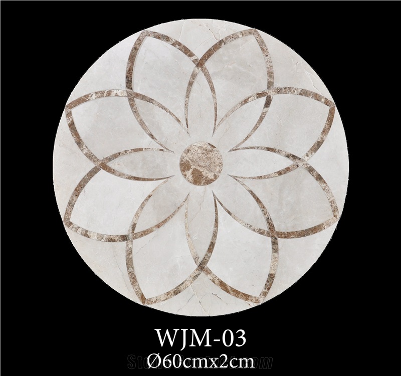 Marble Waterjet Medallions