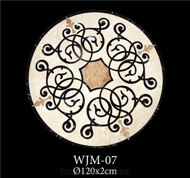 Marble Waterjet Medallions