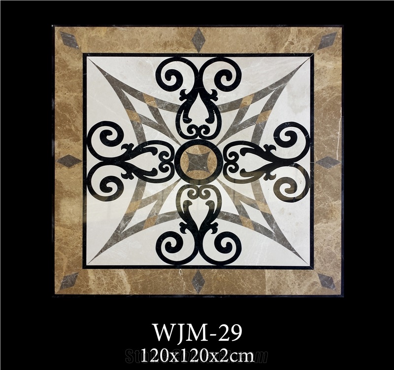 Marble Waterjet Medallions