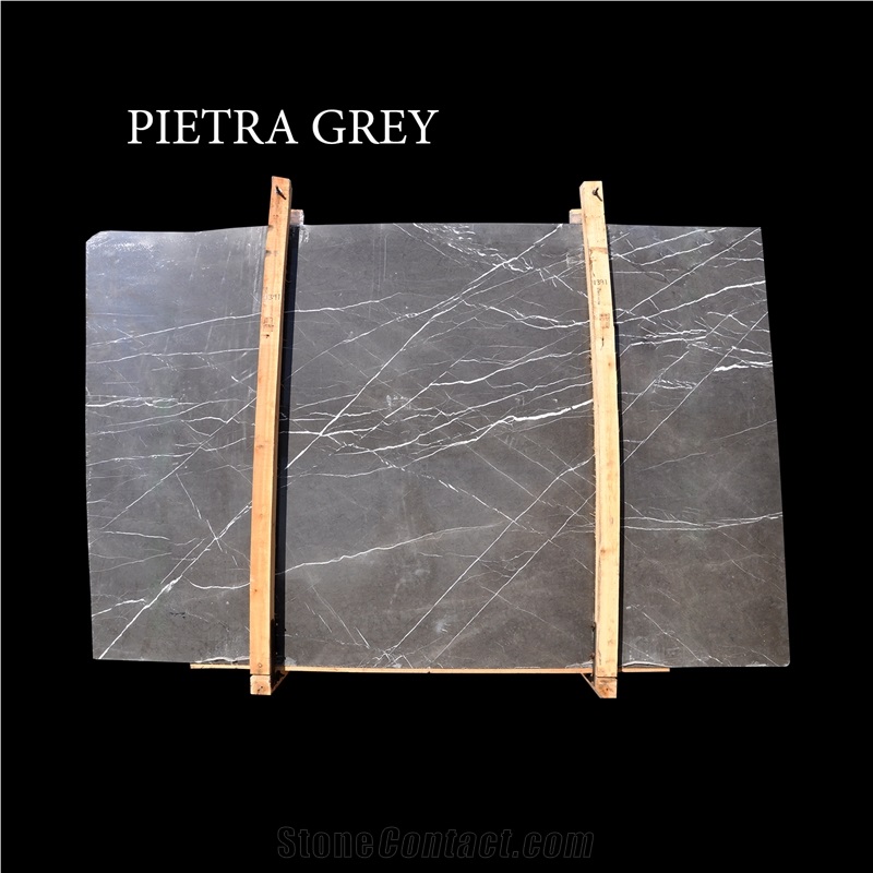 Pietra Gray Marble Slabs