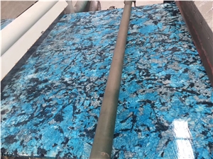 Brazil Blue Fantasy Granite Ocean Wall Stone Tiles