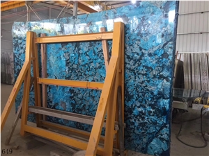 Brazil Blue Fantasy Granite Ocean Wall Stone Tiles