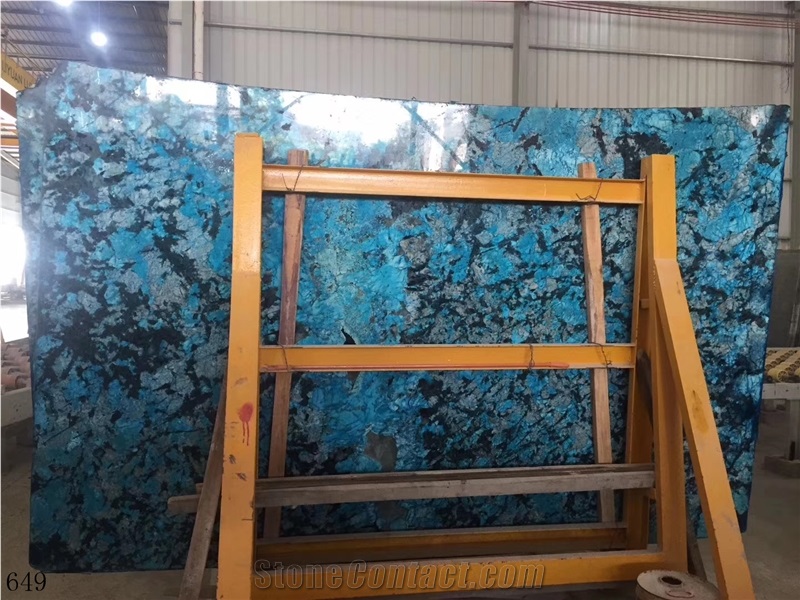 Brazil Blue Fantasy Granite Ocean Wall Stone Tiles