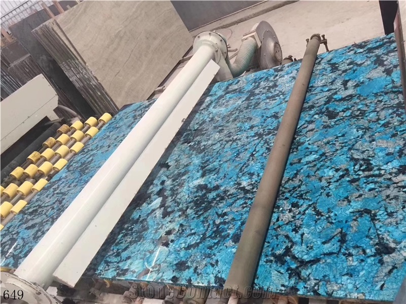 Brazil Blue Fantasy Granite Ocean Wall Stone Tiles