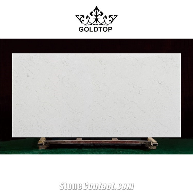 Artificial Carrara Quartz Stone for Countertops