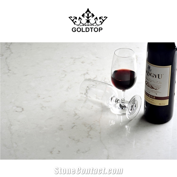 Artificial Carrara Quartz Stone for Countertops
