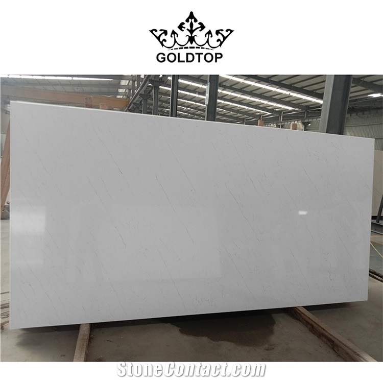 Artificial Carrara Quartz Stone for Countertops