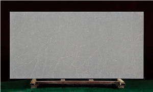 Big Slab Calacatta Grey Quartz Stone for Countertops