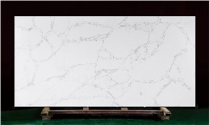 Big Slab Calacatta Grey Quartz Stone for Countertops