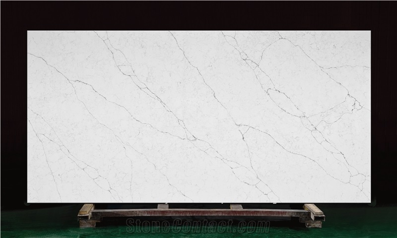 Calacatta Quartz Slab for Kitchen