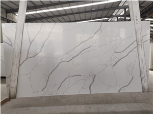 Calacatta Quartz Slab for Kitchen