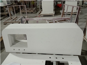 Carrara White Quartz Countertop for Kitchen