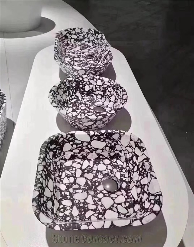 Goldtop Stone Terrazzo Furniture Countertop Tiles