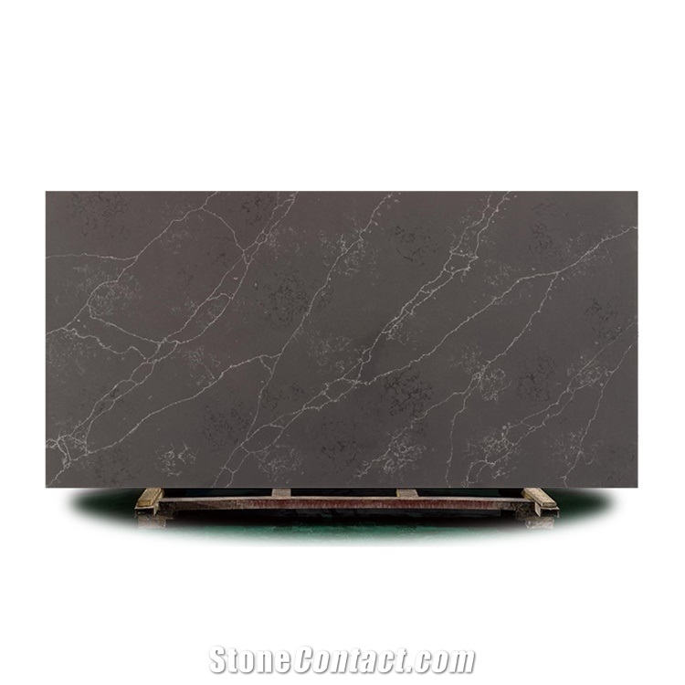 Grey Quartz Of Stone with White Veins Slabs Tiles