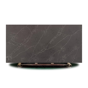 Grey Quartz Of Stone with White Veins Slabs Tiles