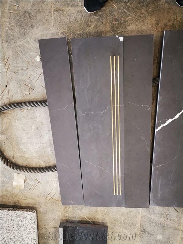 Popular Brown Quartz Leather Stone Countertop