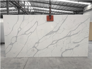Quartz Stone Kitchen Countertop White Island Tops