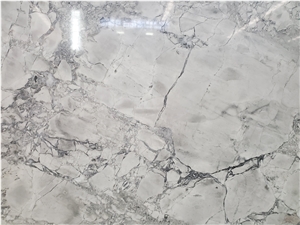 Brazil Calacatta Grey Marble Polished Slab Tiles