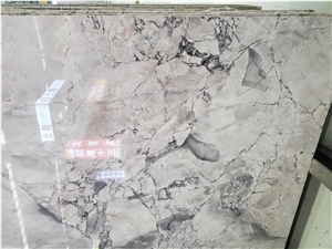 Brazil Calacatta Grey Marble Polished Slab Tiles