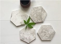 Carrara White Marble for Tea Coaster Trays Sets