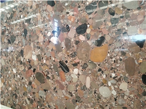China Palladio Rain Colorful Pearl Slabs