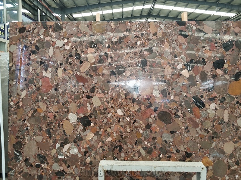 China Palladio Rain Colorful Pearl Slabs