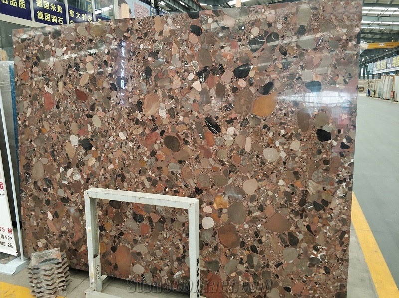 China Palladio Rain Colorful Pearl Slabs