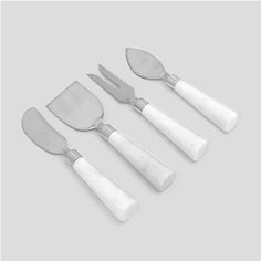 Kitchen Marble Handle Steel Stainless Knives Sets