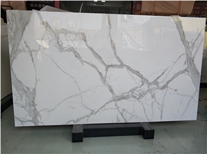 Nano 3 Grade Calacatta Glass Stone Big Slab