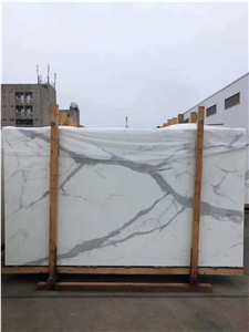 Nano 3 Grade Calacatta Glass Stone Big Slab