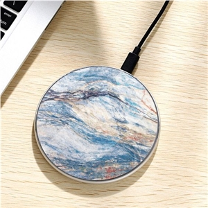 New Design Natural Marble Multicolor Charger