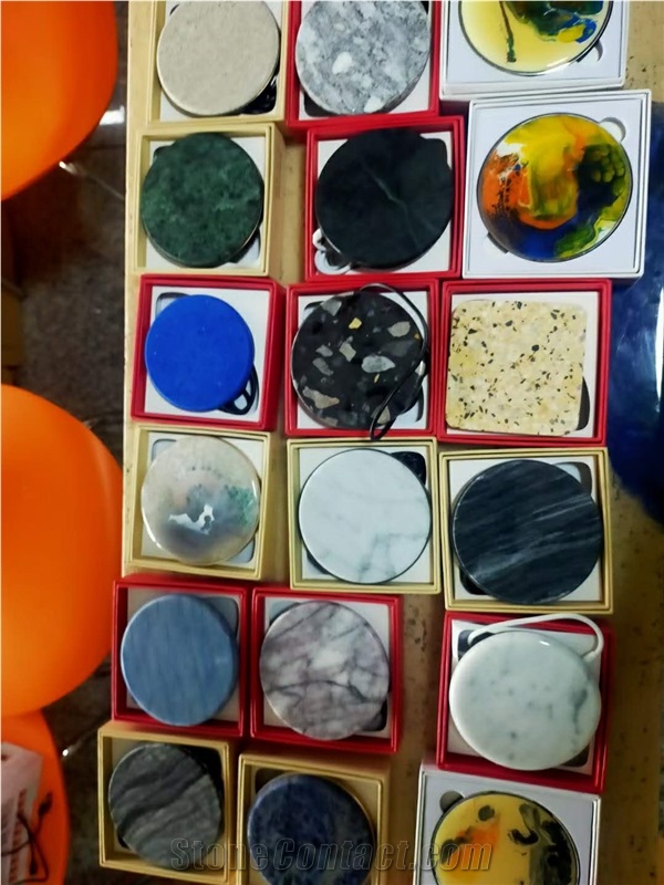 New Design Natural Marble Multicolor Charger
