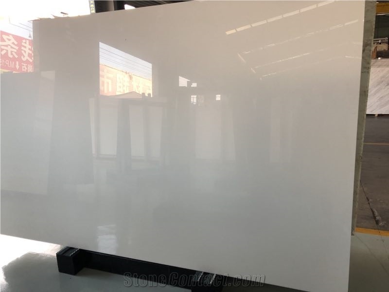 Pure White Nano Glass Artificial Crystallized