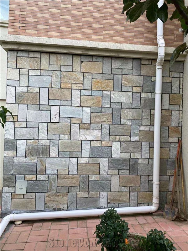 Rusty Slate Multicolor Cultured Stone Cladding