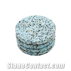 Terrazzo Around Coaster Multicolor Accessories Set