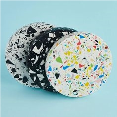 Terrazzo Around Coaster Multicolor Accessories Set