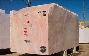 Dei Rey Pink Marble Blocks, Portugal Rosa El Rei Pink Marble Blocks