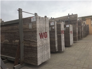 Silver/Grey Travertine Slabs & Tiles Silver/Grey Travertine Slabs & Tiles