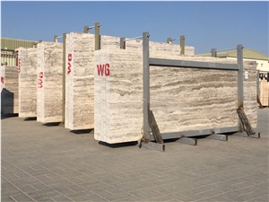 Silver/Grey Travertine Slabs & Tiles