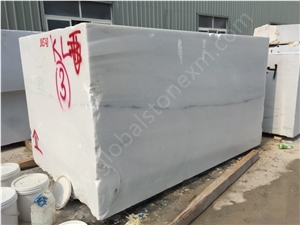 China Atlantis White Marble with Grey Veins Blocks China Atlantis White Marble with Grey Veins Blocks