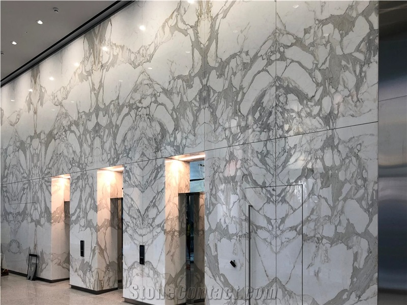 Calacatta Verde Marble Tiles & Slabs