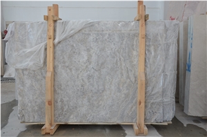 Silver Travertine Crosscut Filled Honed Slabs