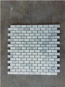 Italian Carrara White Marble Mosaic