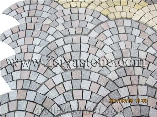 Granite Stone Mesh Backed Pavers