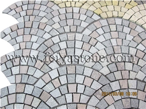 Granite Stone Mesh Backed Pavers