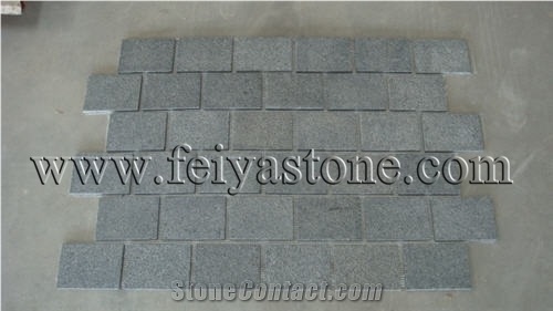 Granite Stone Mesh Backed Pavers